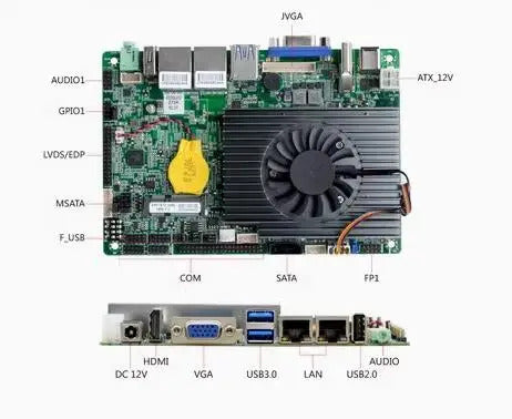 i5-6200U 3.5 inch Motherboard 3.5" SBC IPC Mainboard industrial with SKylake Dual Core DC-12V 6xCOM 2 x i211 LAN