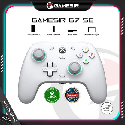 GameSir G7 SE Wired Controller for Xbox Series X|S, Xbox One & Windows 10/11, Plug and Play Gaming Gamepad with Hall Effect Joysticks/Hall Trigger, 3.5mm Audio Jack