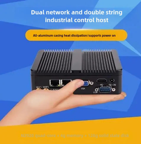 J1900 J1800 N2830 N2920 Embedded Fanless Mini PC Fanless 2LAN Gigabit NICs MINI Computer PfSense Server Firewall with 2xCOM