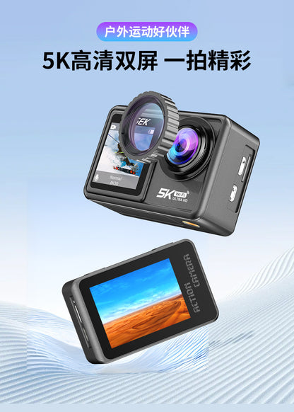 5k Action Camera Cross-border new sports camera Waterproof and anti-shake touch HD camera customization