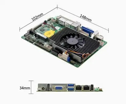 I5-6200u I5-6300u i7-6500u Motherboard 3.5" SBC IPC Mainboard industrial 3.5 inch with Quad Core DC-12V 6COM 2LAN LVDS VGA