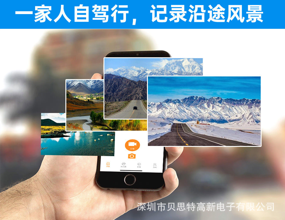 WIFI Direct Connection Lipstick Camera Recorder Starlight Night Vision140Wide Angle1080P High-definition Dash Cam