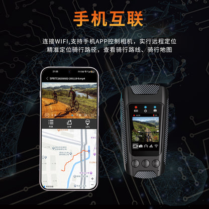 Cross-Border4K High Definition Anti-Shake Strap GPS Cycling Camera Photo Video Recorder with Screen Bicycle Dashcam