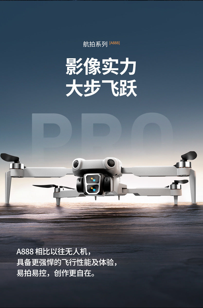 Cross-Border A888 PRO Drone HD Aerial Photography Long Endurance Quadcopter Remote Control Aircraft Air 3Drone