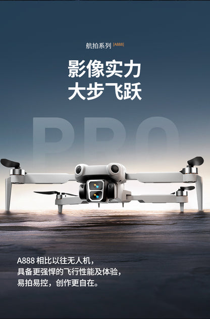 Cross-Border A888 PRO Drone HD Aerial Photography Long Endurance Quadcopter Remote Control Aircraft Air 3Drone