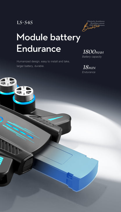 Cross-border Drone Brushless Motor ESC HD Lens Optical Flow Positioning Remote Control Aircraft Obstacle Avoidance Quadcopter