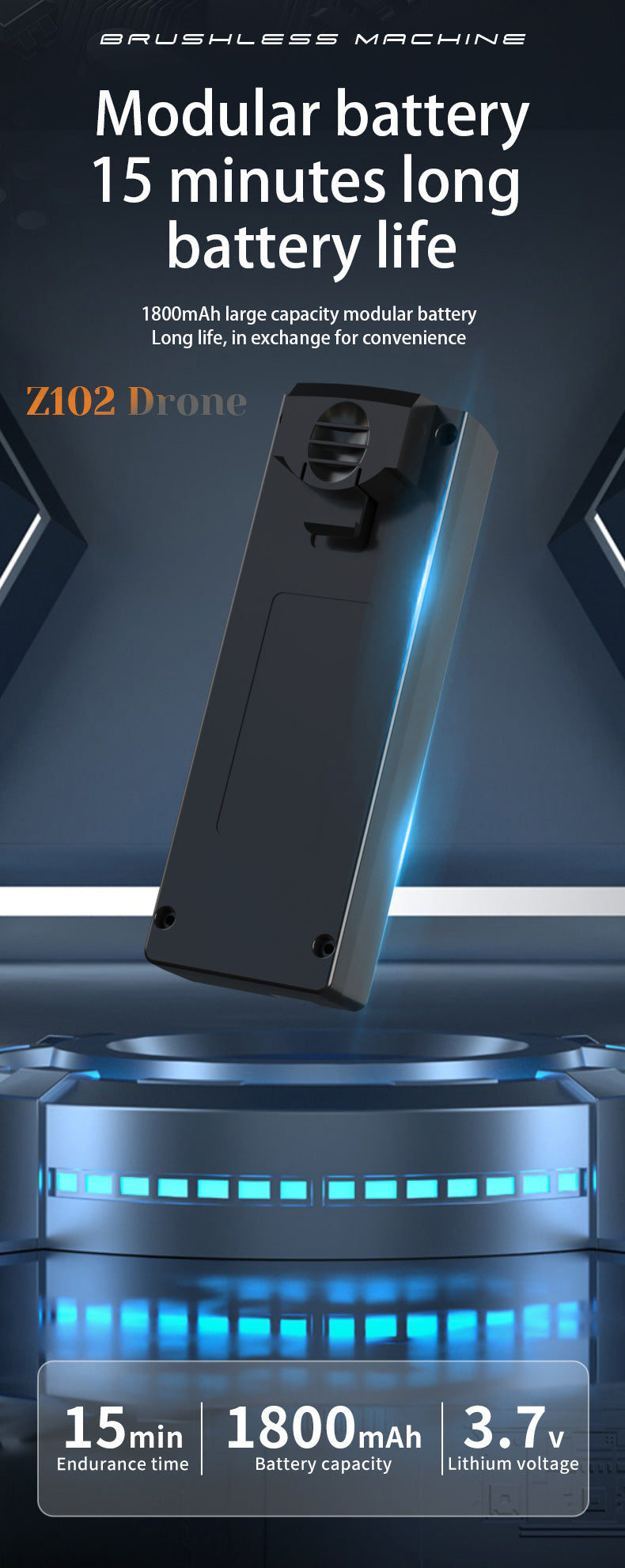 Cross-Border Z102Drone HD Aerial Photography Quadcopter Intelligent Obstacle Avoidance Brushless Motor Remote Control Aircraft Toy