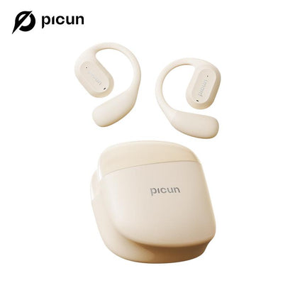 Picun H1 Lightweight Earbud Audio Headset with CVC, HD Microphone, Electronic Touch Control, Ideal for Cycling, Running & Workouts, Wireless Design