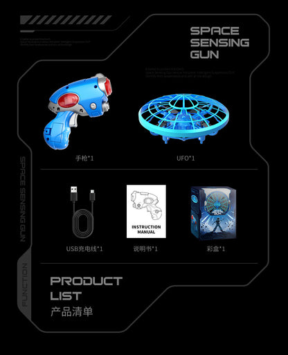 Cross-Border XS4Colorful Induction Quadcopter Children's Toy UFO Mini Drone Levitation Rotating UFO