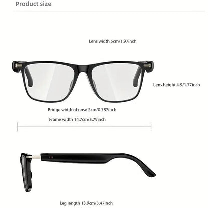 AI Interpretation Smart Glasses,160 Languages, Chat GPT,Audio Glasses for Men And Women,Microphone And Speaker, HD Voice Calls And HIFI Music Quality,Hands-Free Calling,Color Changing Lens, Suitable for  Riding,Driving,Travel,Black Friday & Cyber Monday