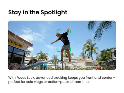 Xtra Muse Vlogging Camera with 1'' CMOS 4K/120fps Videos 3-Axis Gimbal Stabilizer Fast Focusing Face/Object Tracking Portable Handycam Camcorder