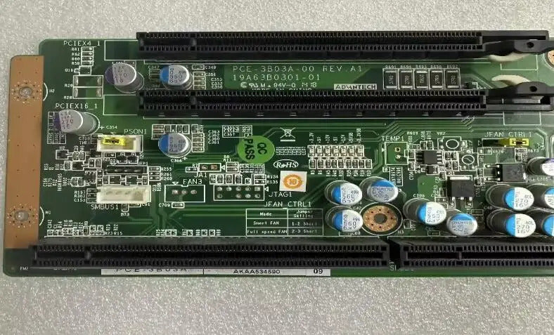 PCE-3B03A-00 REV.A1  PICMG 1.3 2*PCIE X16 Bus Slot Industrial passive backplane CPU Card Supports ATX/AT PICMG 1.3