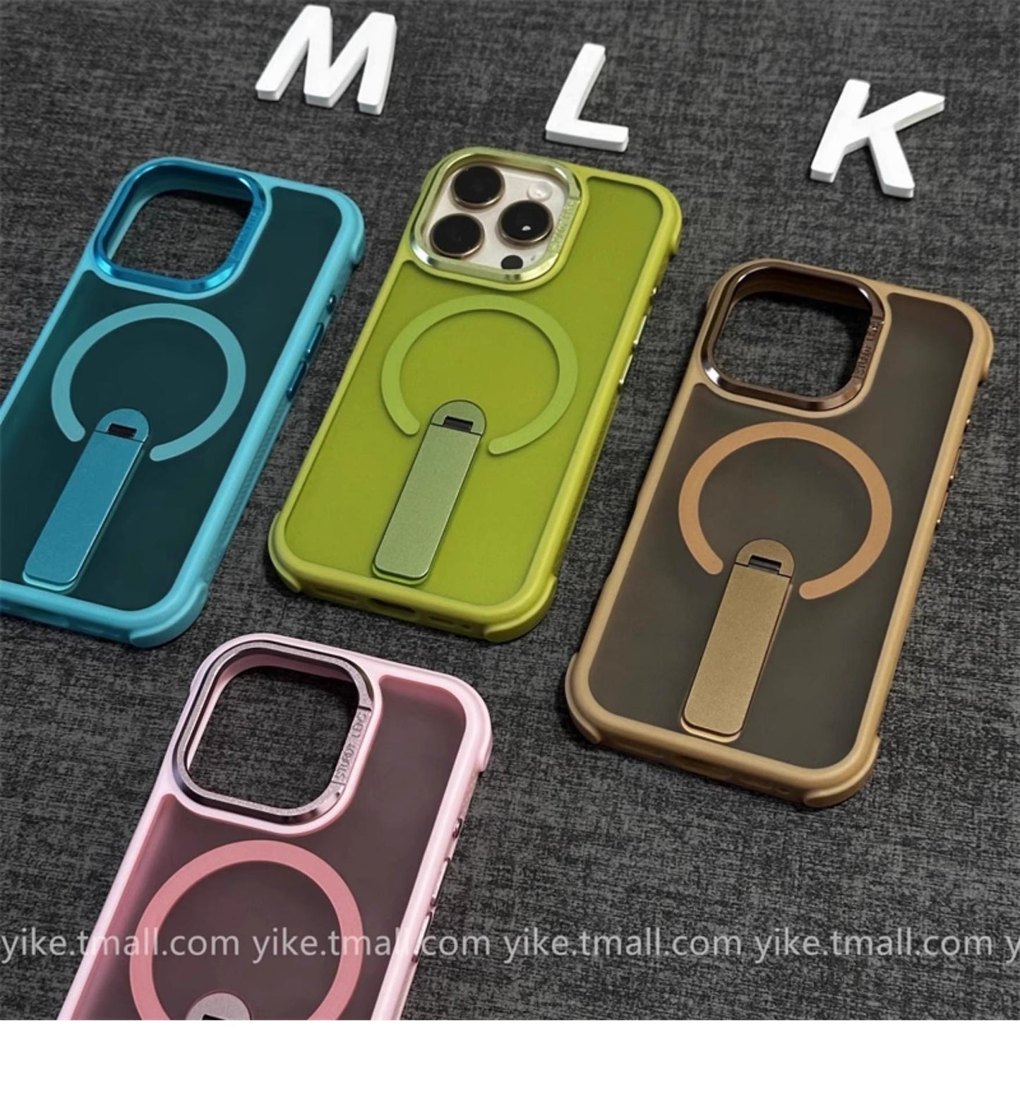 Suitable for iPhone 17 16 15 14 13 12 Pro Max Air Plus SE Phone Case Matte Magnetic Case Apple 15 Stand One-word Bracket Phone Protective Cover