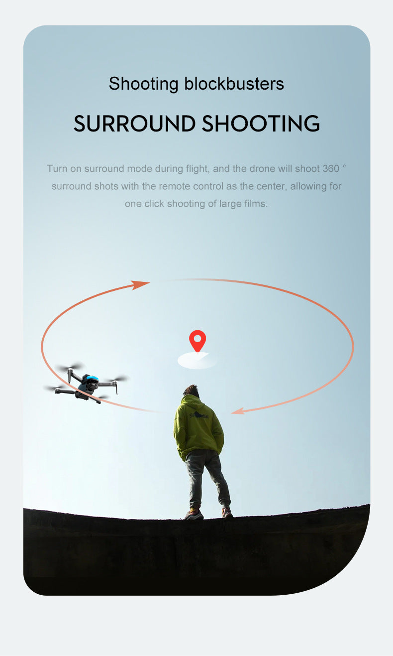 Cross-Border S9S Drone Brushless GPS Satellite Positioning4K High-definition Aerial Photography Two-axis Electric Servo Quadcopter