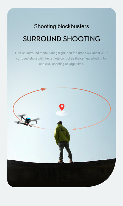 Cross-Border S9S Drone Brushless GPS Satellite Positioning4K High-definition Aerial Photography Two-axis Electric Servo Quadcopter