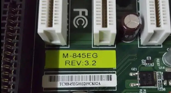 M-845EG REV:3.2 100% OK Original IPC Mainboard  industrial motherboard M-845 with CPU RAM 4*PCI 2*LAN 3*ISA IPC Board AGP