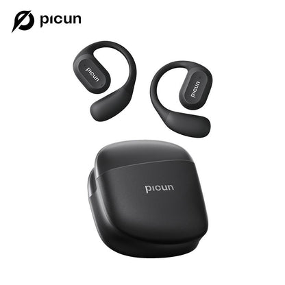 Picun H1 Lightweight Earbud Audio Headset with CVC, HD Microphone, Electronic Touch Control, Ideal for Cycling, Running & Workouts, Wireless Design