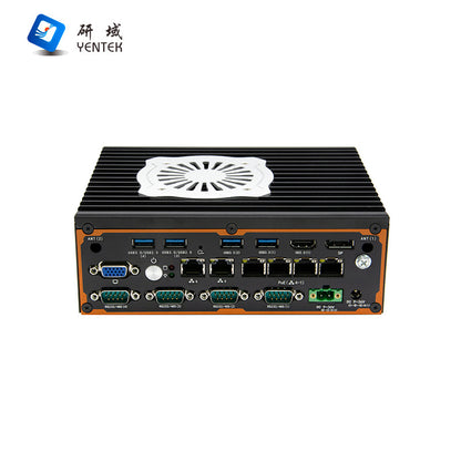 Industrial Control P6760F-L6 Embedded N97 Mini Industrial Computer 6 Network 4 Serial Multiple Network Ports Vision Industrial Computer