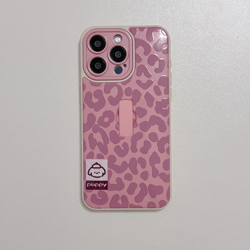 Fashion Leopard-print Pattern Phone Case, Decorative Phone Protector Cover, Phone Accessories Compatible with iPhone 13 14 15 16 Pro Max/Pro, Phone Case