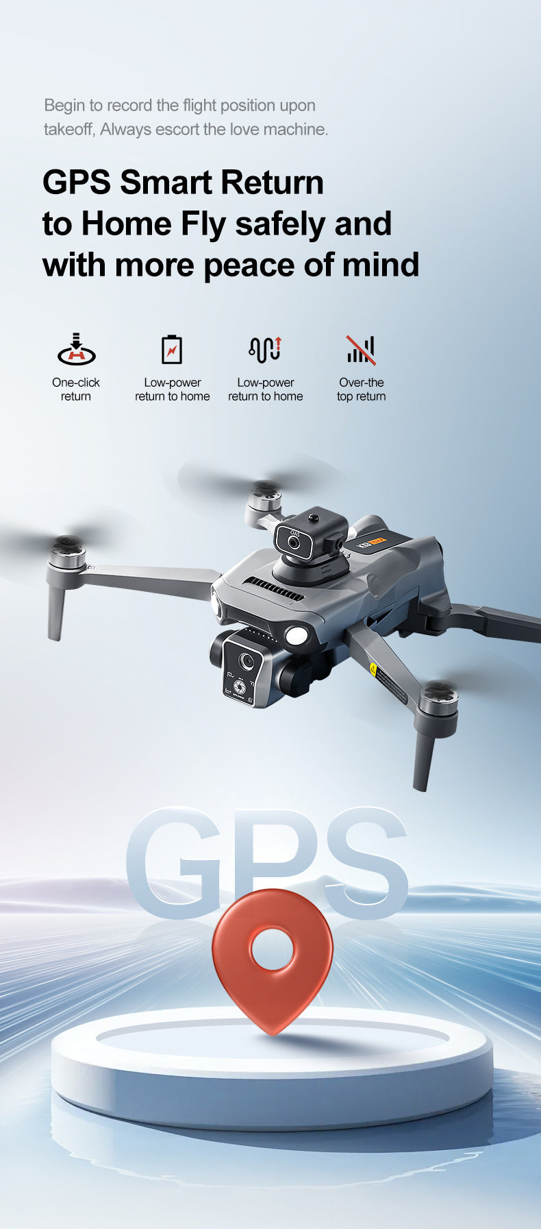 Cross-Border K19 MAX Drone with screen control brushless motor for high-definition aerial photography GPS Intelligent Positioning Remote Control Drone