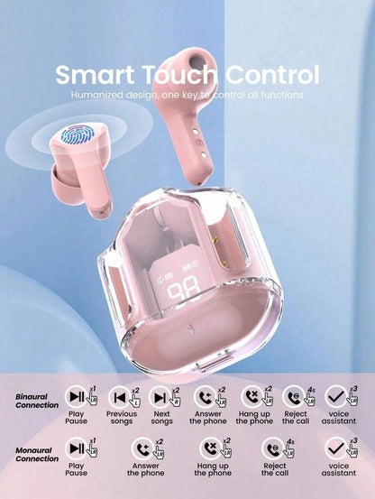 In-ear Bluetooth Headphones for Sports, Compact and Portable Wireless Headset with Nodelay, High-quality Audio - Earphones Electronic Earbuds