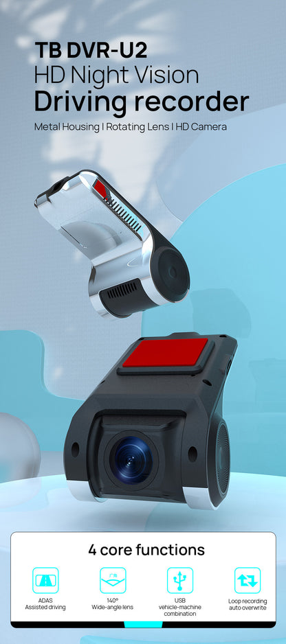 Android Large Screen Navigation USB Driving Recorder Ultra High Night Vision WIFI Dual Recorder Car Electronic Dog AR