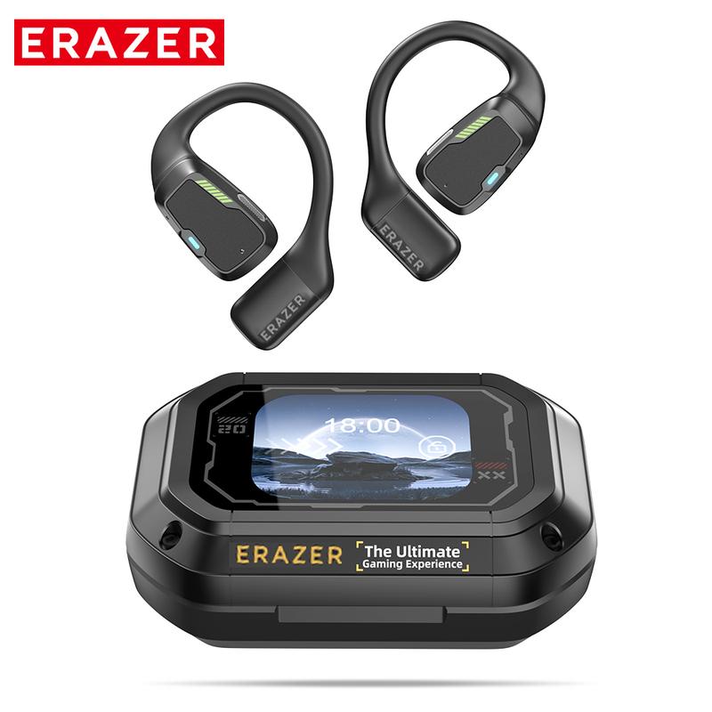 ERAZER XP6 Wireless Earbuds, Bluetooth 5.4 HIFI Sound Quality Bluetooth Headphones, Sports Gaming with Low Latency Earbuds, Touch Control IPX5 Waterproof With microphone Earphones Headsets