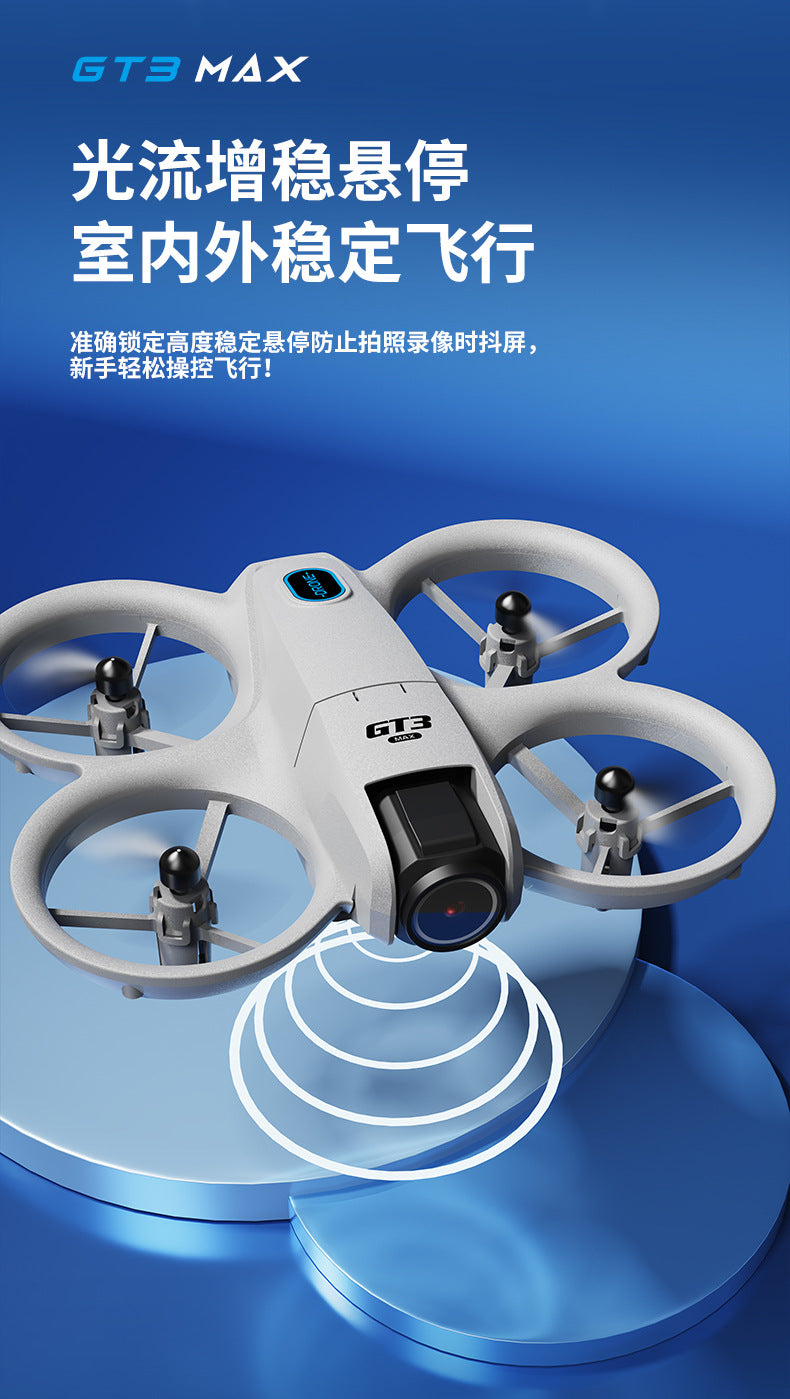 Cross-Border GT3Drone Remote Control with Screen Optical Flow Positioning Electric Lens Quadcopter Remote Control Aircraft Toy