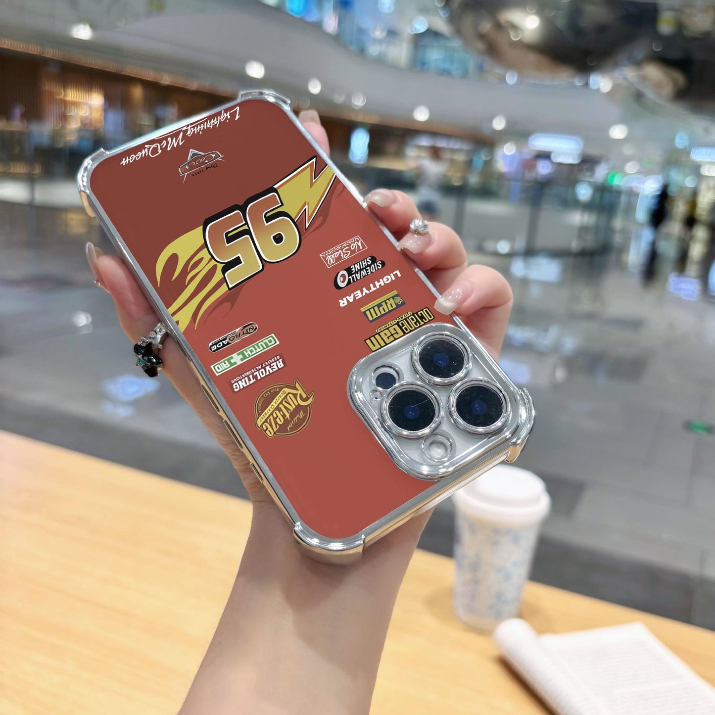 Glossy Oil Suitable for iPhone 17 Pro Max Phone Case 16P 15 12 14 13 11 Four-corner Anti-drop Electroplated Cross-border Outdoor