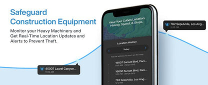 Cube Magnetic Pro GPS Tracker for Vehicles / Car, 1 Year Battery, Real Time Location, Geo Fence, Route History and Speed Monitor