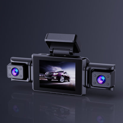 Cross-border Driving Recorder with Four Lenses1080P High Definition Night Vision Four-Channel Simultaneous Display Car Camera DVR Four-channel Recorder