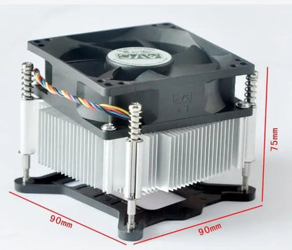 New Original 3Pin Silent + Copper core 90mm HEATSINK Cooler For Intel Core 1155 1150 CPU Radiator Cooling CPU FAN with Silicone