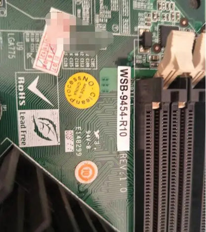 WSB-9454-R10 100% OK Original IPC Board Full-size CPU Card Motherboard ISA Industrial Mainboard PICMG 1.0 with CPU RAM 2*LAN