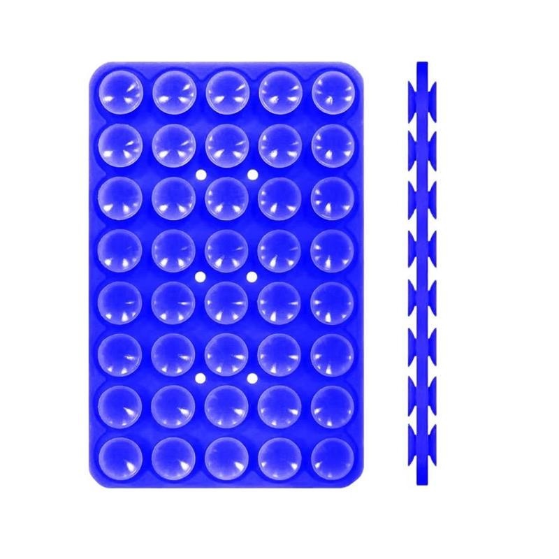 Silicone Suction Cup Phone Case Mount, 1 Count Double Sided Phone Holder Mount, Hands-Free Strong Grip Holder for Selfies and Videos, Phone Accessories