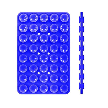 Silicone Suction Cup Phone Case Mount, 1 Count Double Sided Phone Holder Mount, Hands-Free Strong Grip Holder for Selfies and Videos, Phone Accessories