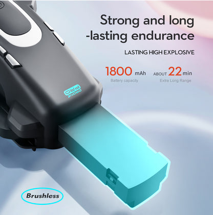 XT105Drone Obstacle Avoidance Dual Servo Aerial Photography Quadcopter Brushless Motor Remote Control Aircraft Drone Cross-Border