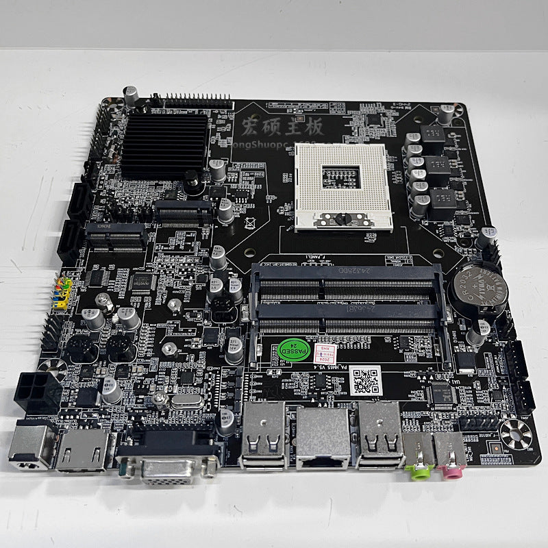 ITX Industrial Control Motherboard HM65Dual memory slots DDR3Mini Board PGA988Two Or Three Generations CPU All-in-One Motherboard