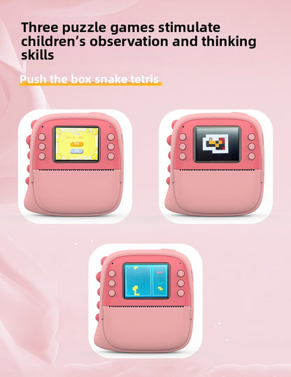 Polaroid Cross-Border HD Photo and Video Children's Camera with Silicone Case Student Children's Print Camera Photo Paper