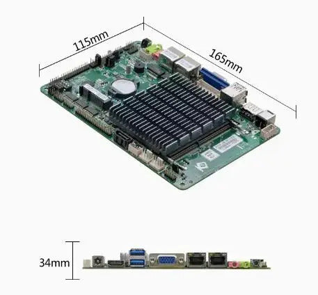 J4125 3.5 inch Motherboard 3.5" SBC IPC Mainboard industrial with Celeron Quad Core DC-12V 6-COM 2xGbE LAN LVDS VGA