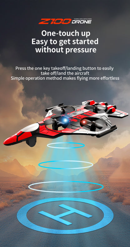 Cross-Border Z100Fighter Four-Channel Suspension Four-Axis Drone Altitude Hold Roll Stunt Gyro Light Aircraft Low Price