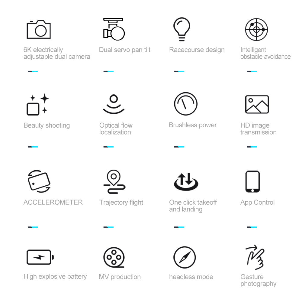 XT105Drone Obstacle Avoidance Dual Servo Aerial Photography Quadcopter Brushless Motor Remote Control Aircraft Drone Cross-Border