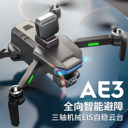Cross-Border AE3Long Endurance Brushless Drone GPS Three-axis gimbal obstacle avoidance drone HD aerial photography remote control aircraft