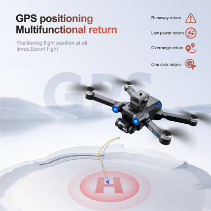 Cross-Border S136Uav GPS Positioning Brushless Motor HD Dual Camera Aerial Photography Obstacle Avoidance Remote Control Aircraft Drone