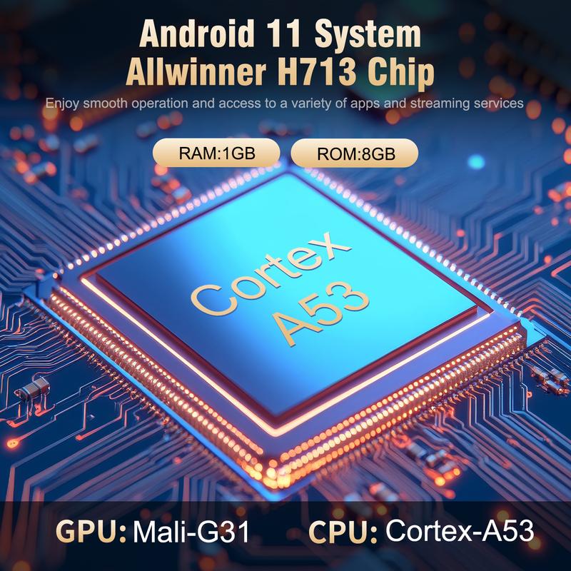 [US warehouse] Magcubic Auto Focus HY310 Projector 330ANSI Google Assistant 4K Decode Native 1080P BT5.4 WIFI6 Android 11 Built-in Speaker Allwinner H713 180° Flexible 130"Screen 60Hz Reflash Home Cinema Mini Portable Projector Wireless Local