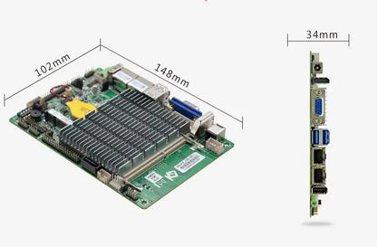 J1900 3.5 inch Motherboard 3.5" SBC IPC Mainboard industrial with Celeron Quad Core DC-12V 6-COM 2xGbE LAN LVDS VGA