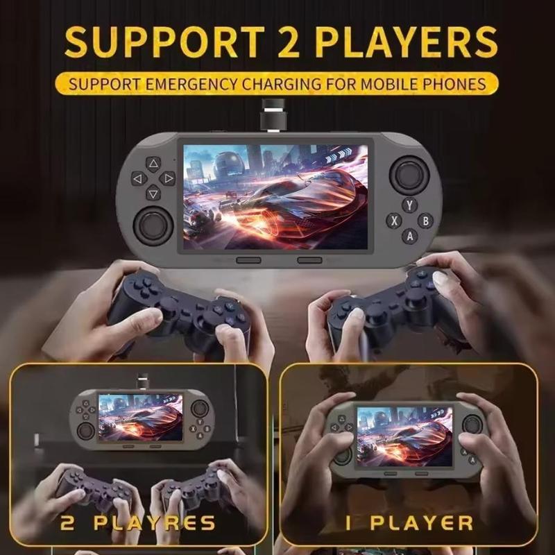 Portable Handheld Game Player, 4.5 Inch IPS Screen Retro Video Game Console, Built-in 20000+ Games for PS1/GBA/SFC/MAME, Controller, Gadgets for Men, Gaming Items