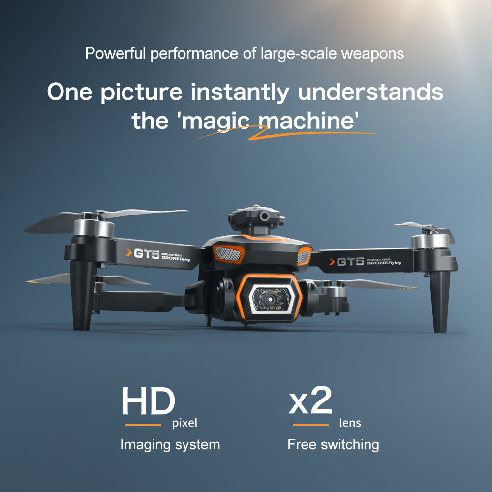 Cross-Border GT5MAX Drone with screen control, optical flow positioning, quadcopter with brushless motor, remote control airplane toy