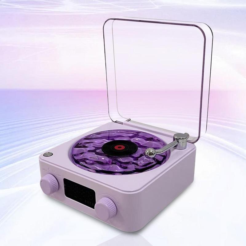 Wireless Speaker, Multifunctional Desktop Speaker with USB Port & AUX Input, Speaker with Environment Light Adjustment Modes, Halloween Gifts, Decor