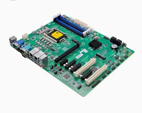 Z390 Motherboard ATX SBC 8/9th Core i3/i5/i7/i9 LGA1151 Desktop CPU IPC Industrial Mainboard with 6*COM 2*LAN DDR4 LPT VGA 5PCIE