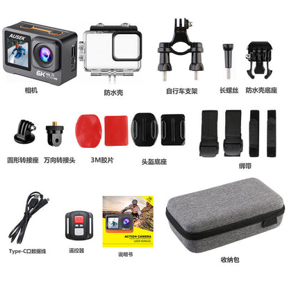 6k Sport Action Cam Camera Cross-Border6k Sports Camera Anti-Shake Waterproof6k Cycling Computer